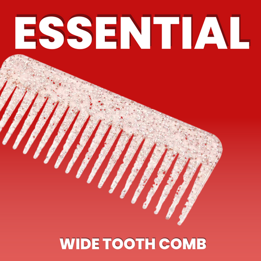 Glitter Wide Tooth Comb